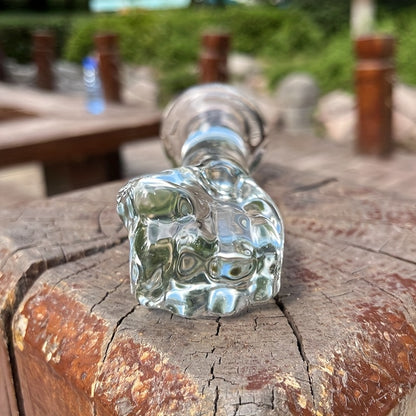 Hand-Shaped Glass Plug for Personal Pleasure