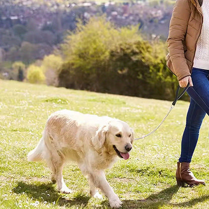 1pc - 120cm Heavy-Duty Anti-Bite Giant Leash with Handle for Dogs - Durable Stainless Steel Metal, Chew-Resistant, Ideal for Outdoor Training and Park Activities, Park Activities|Giant Leash|Chewresistant Leash, Dog Leash for
