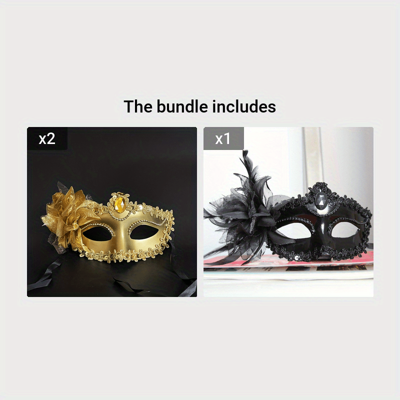 Lily Flower Prom Masquerade Mask
