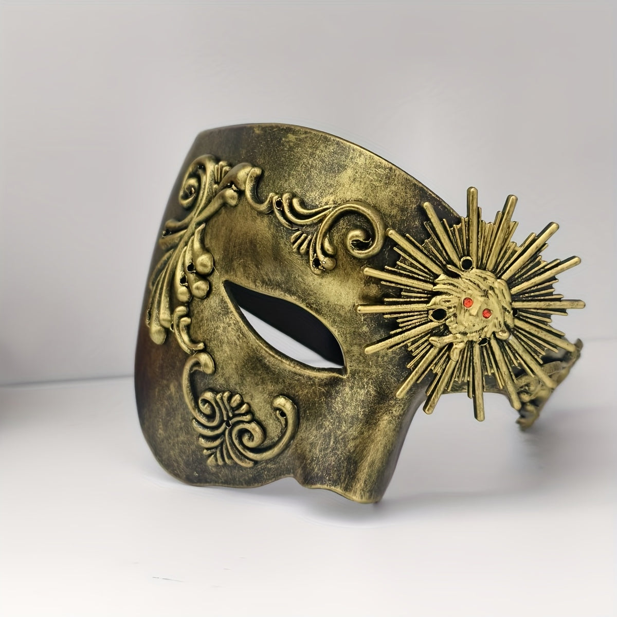 PVC Phantom Floral Half-Face Mask