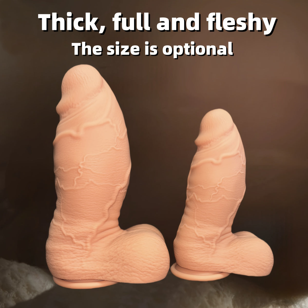 Thick 24 cm Premium Silicone Wand – 2 Colors & Sizes