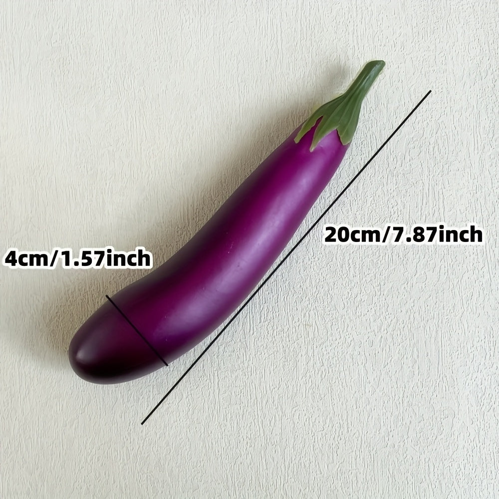 Eggplant Novelty Pleasure Dildo — Playful Shape Real Sensation
