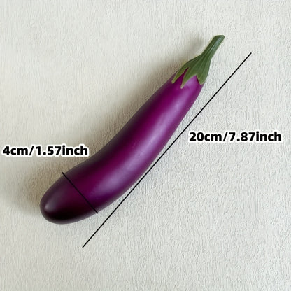 Eggplant Novelty Pleasure Dildo — Playful Shape Real Sensation