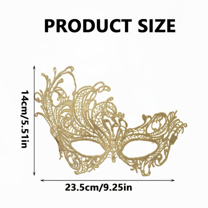 Golden Phoenix Lace Masquerade Mask
