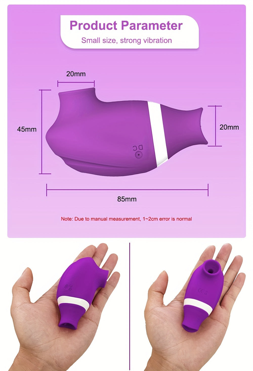 Double Stimulation Nipple Vibrator