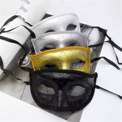 Hand-Painted Angel Half-Face Party Mask