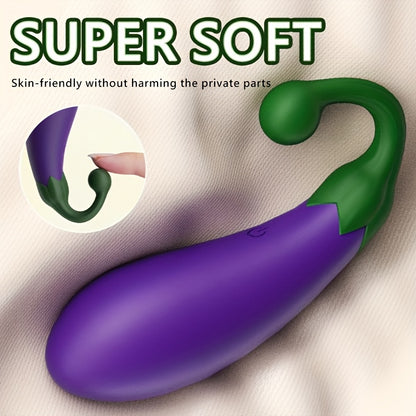 Ergonomic Vegetable-Shaped Vibrator