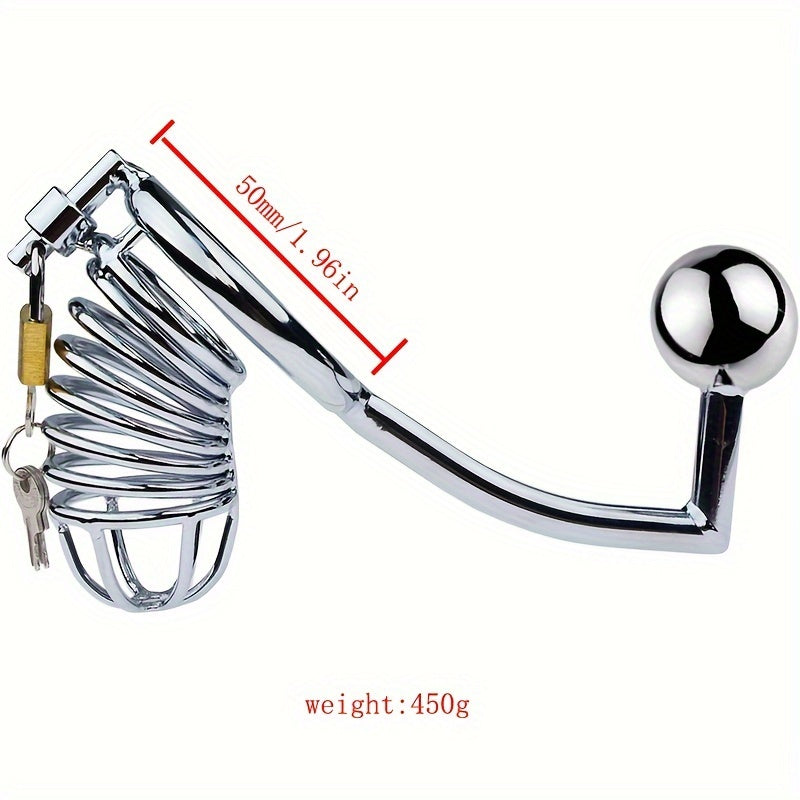 Ball Gag Chromed Style Chastity