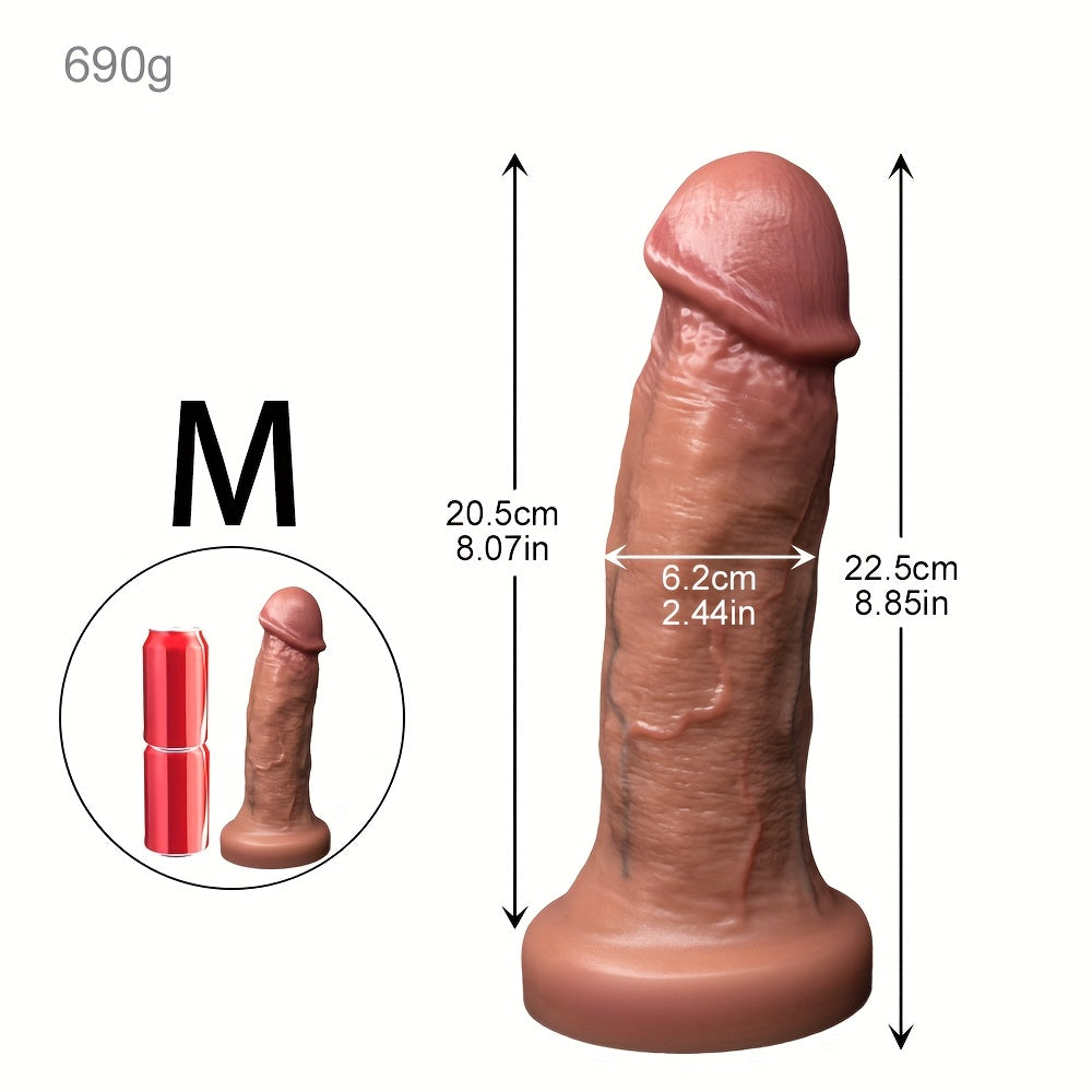 Dual-Layer Big Silicone Wand – 29–49 cm, 4 Sizes