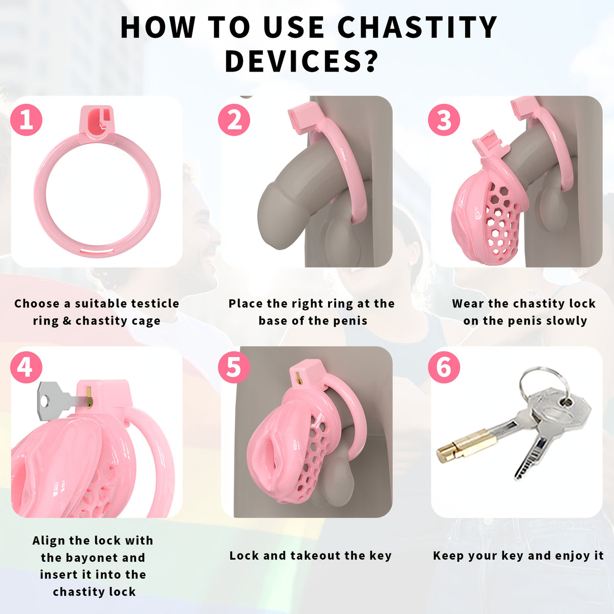 Chastity Lock Soft & Comfortable