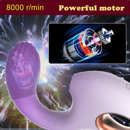 Silicone Clit Suction Vibrator — 10-Speed USB Rechargeable