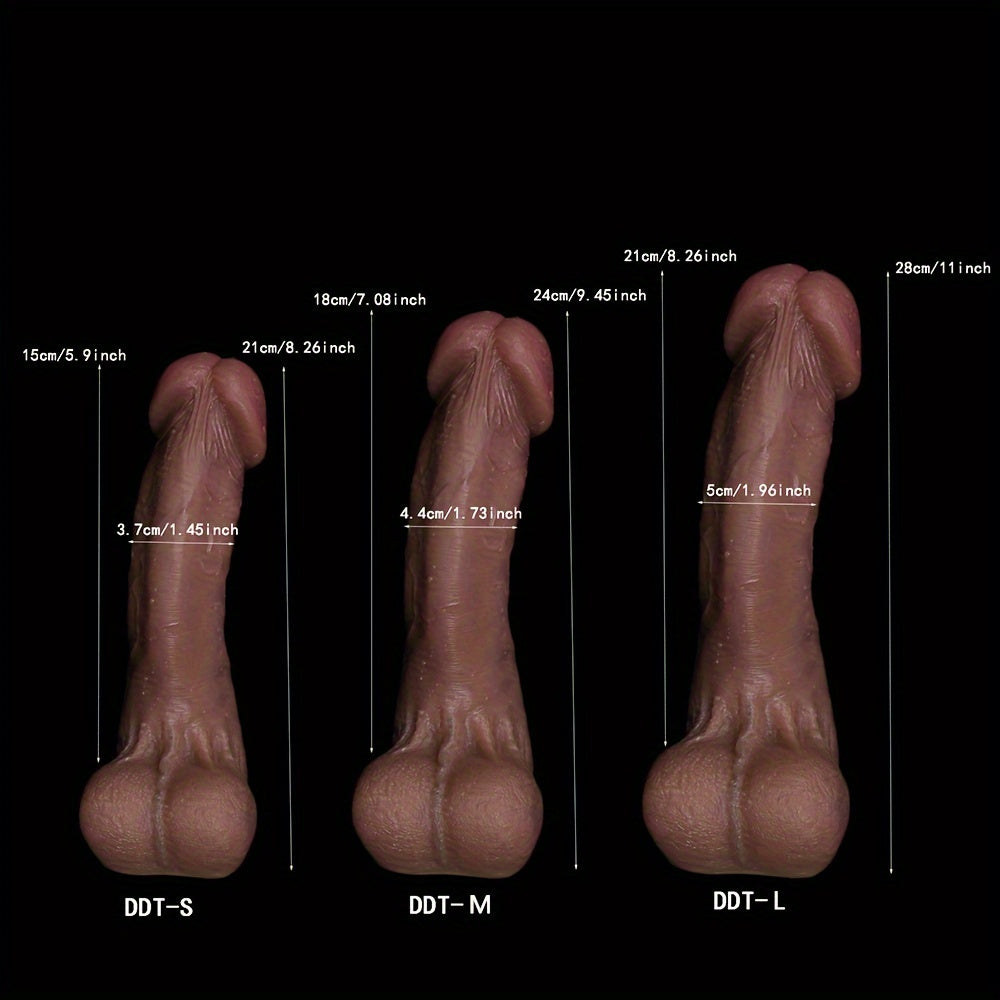 Lifelike Silicone Wand – 4 Sizes, Natural Tone