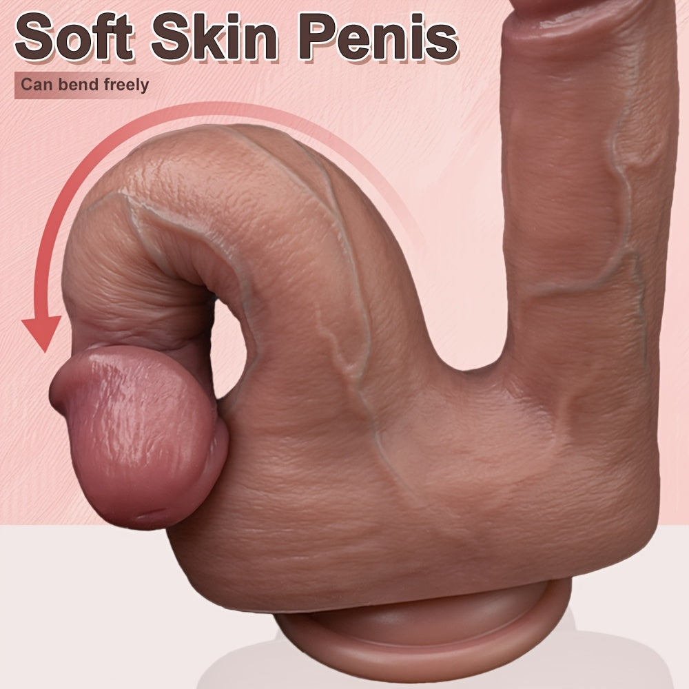 Double-Ended Non-Porous Liquid Silicone Wand