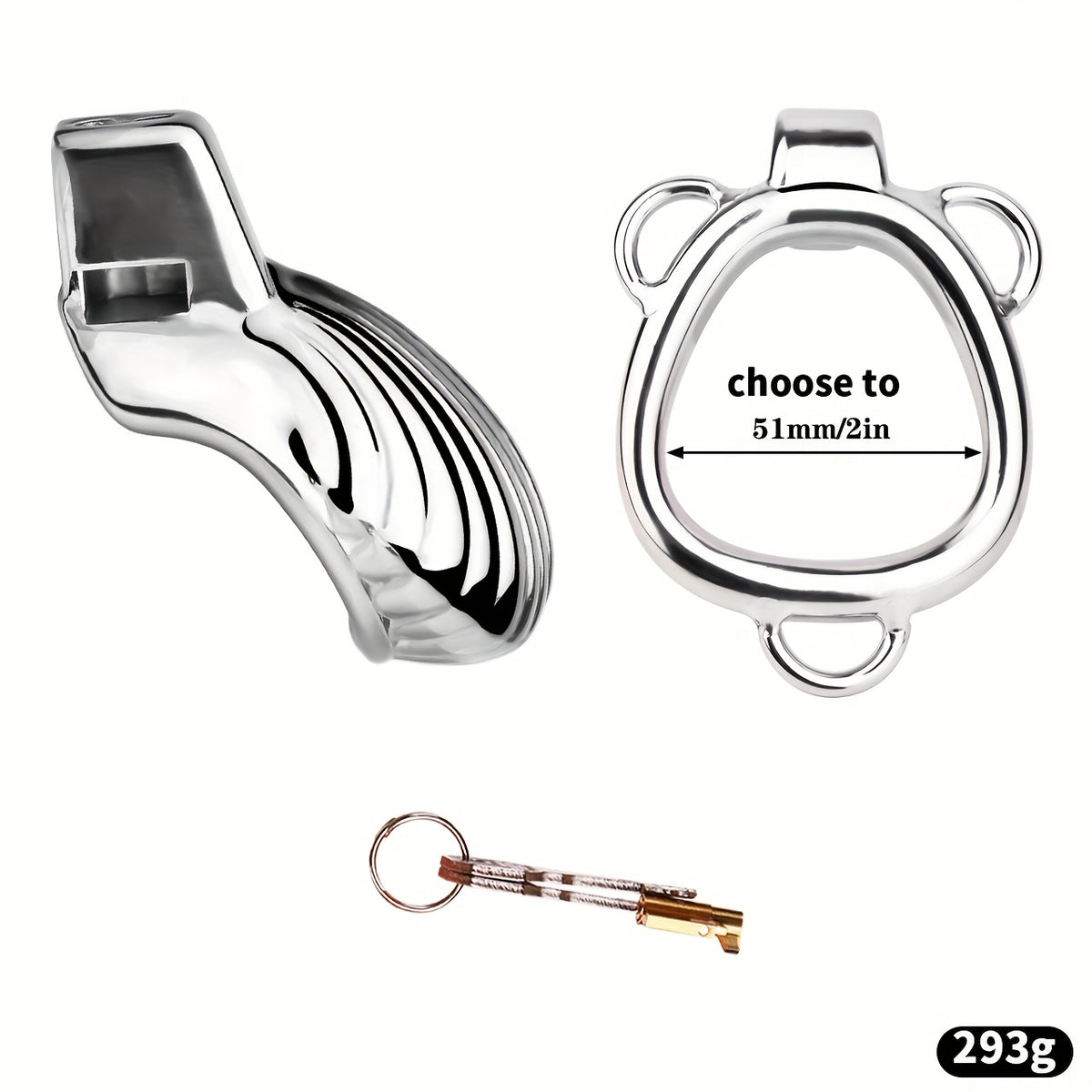 Control & Obedience Metal Chastity