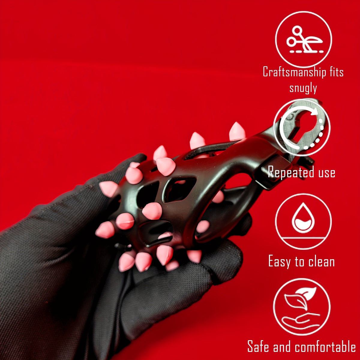 Pink Silicone Urethral Dilator Toy