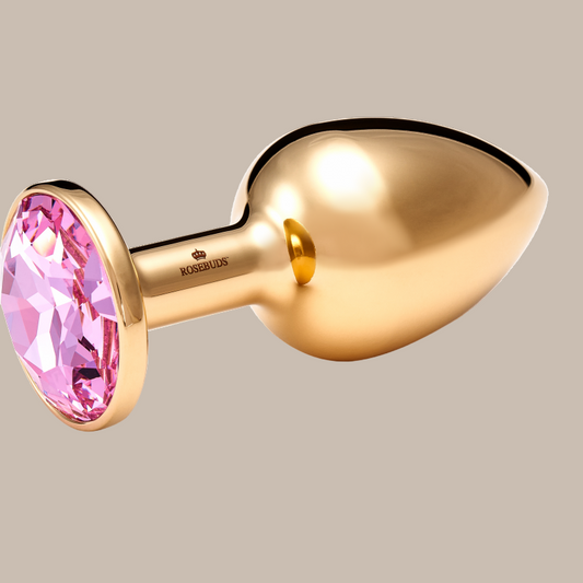 Luxury Gold Crystal Anal Plug