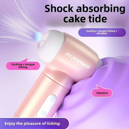 Fan-Shaped 3-In-1 Pleasure Device