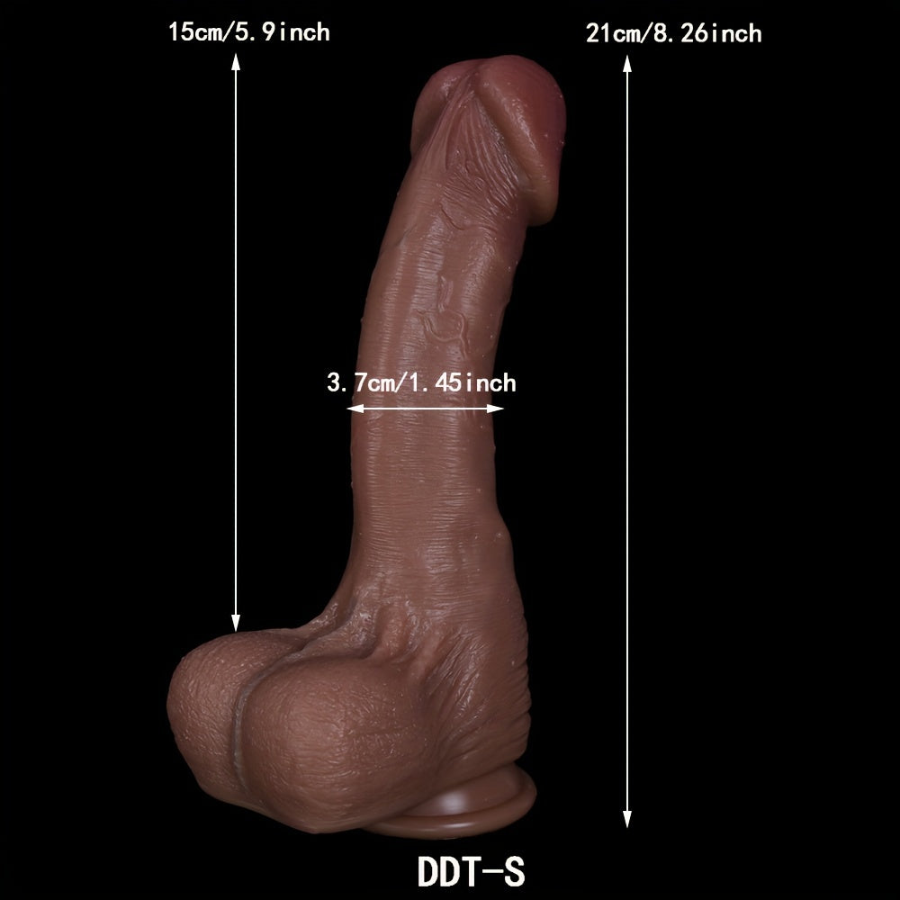 Lifelike Silicone Wand – 4 Sizes, Natural Tone