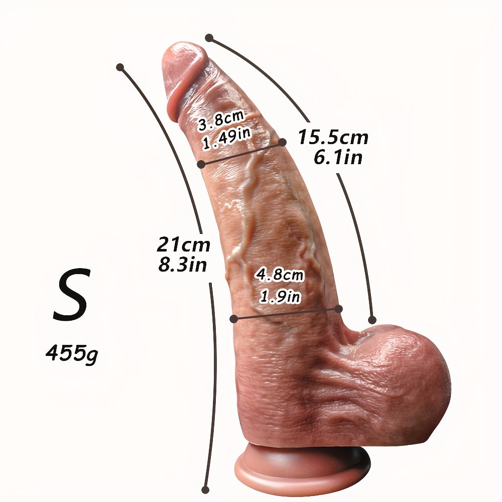 Giant Veined Silicone Wand – 24 cm Wide Diameter