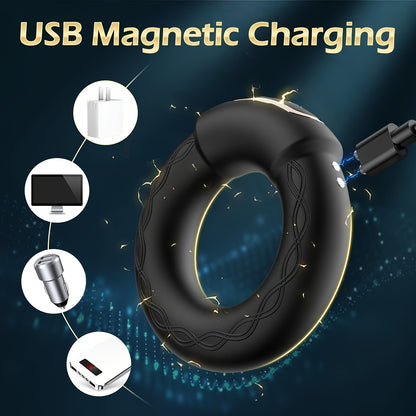 Double Vibrating Penis Ring with App Control