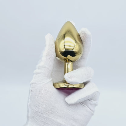 Golden Anal Dildo Adult Sex Toys, Mini Dildos Anal Sex Toys for Men And Women, Jewelry Anal Toys Adult Sex Toys, Sex Toys for Couples And Beginners, Steel Anal Dild Adult Toys Colorful
