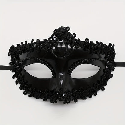 Rhinestone Venetian Princess Mask