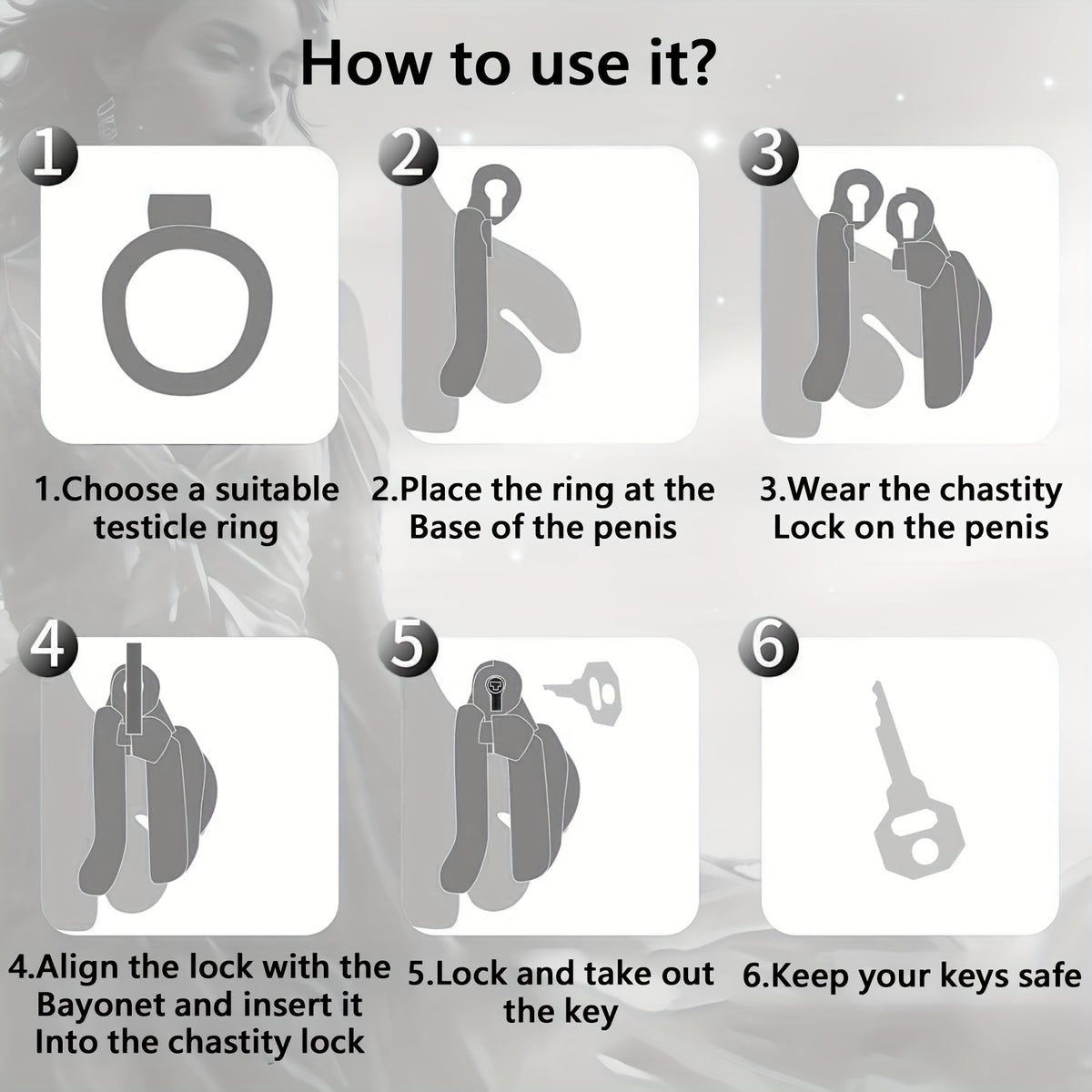 Lockable Male Restraint Device