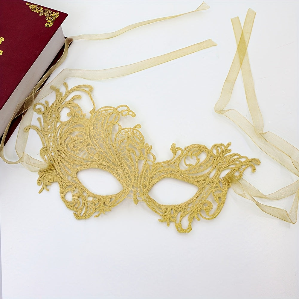 Golden Phoenix Lace Masquerade Mask