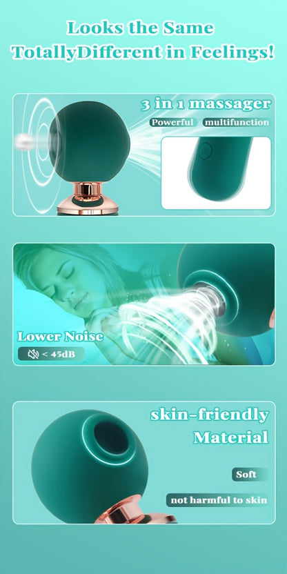 3-in-1 Premium  Mini Vibrator