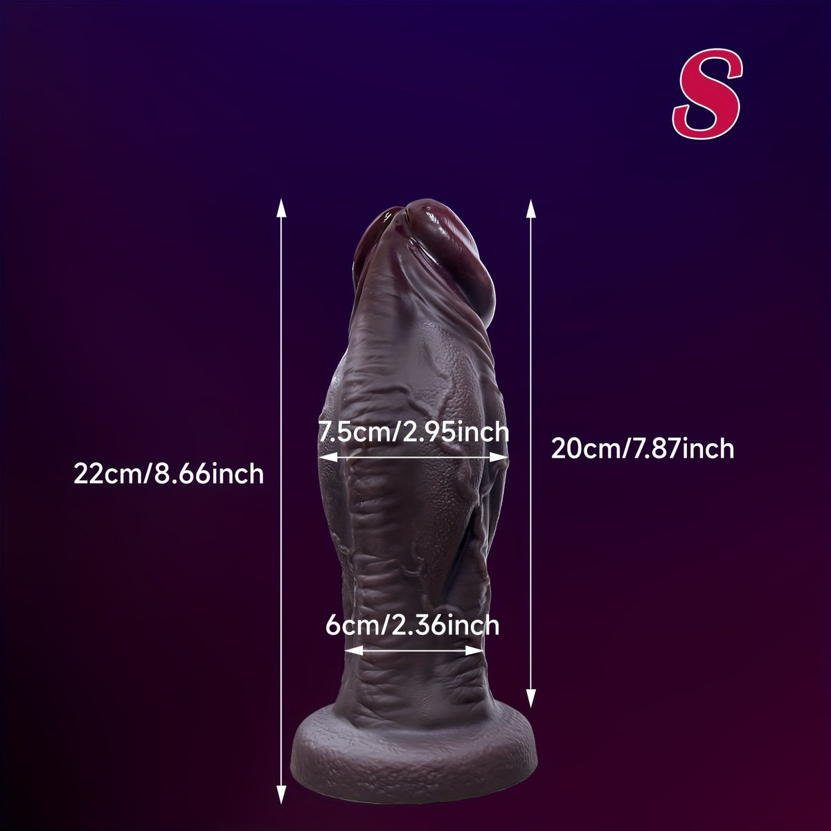 Huge Silicone Wand – 2 Colors & 3 Sizes