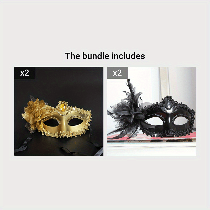 Lily Flower Prom Masquerade Mask