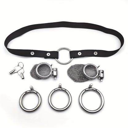 Luxury Mesh Metal Chastity
