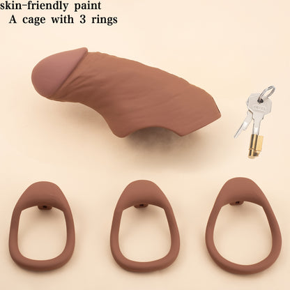 Soft Silicone Chastity Cage
