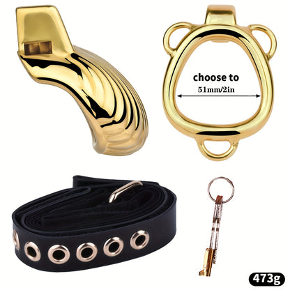 Golden Birdcage Chastity Lock