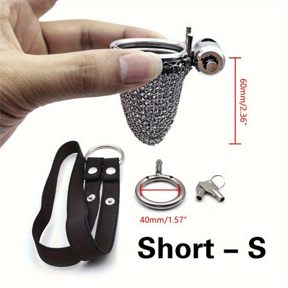 Luxury Mesh Metal Chastity
