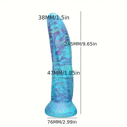 Extended Long Anal Plug Dildo — Liquid Silicone S M L