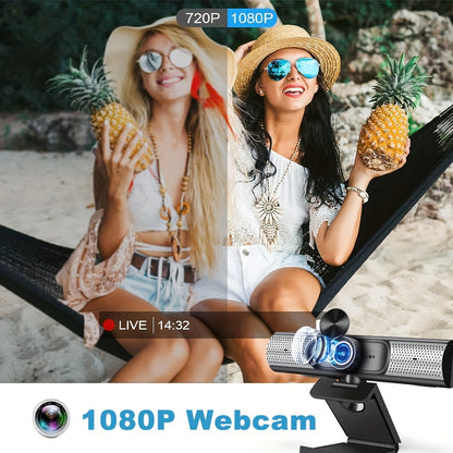 Webcam with Mic and Speakers