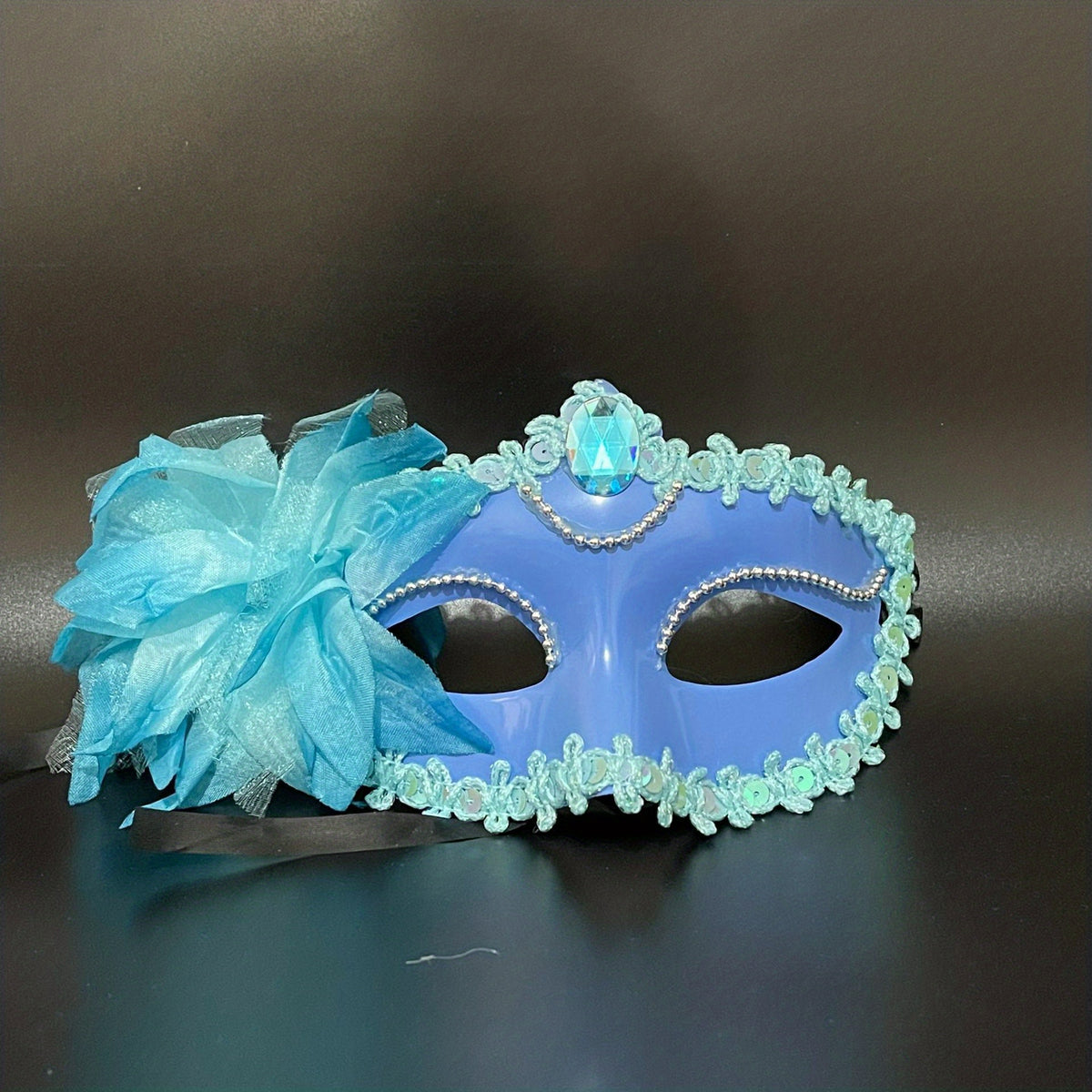 Lily Flower Prom Masquerade Mask
