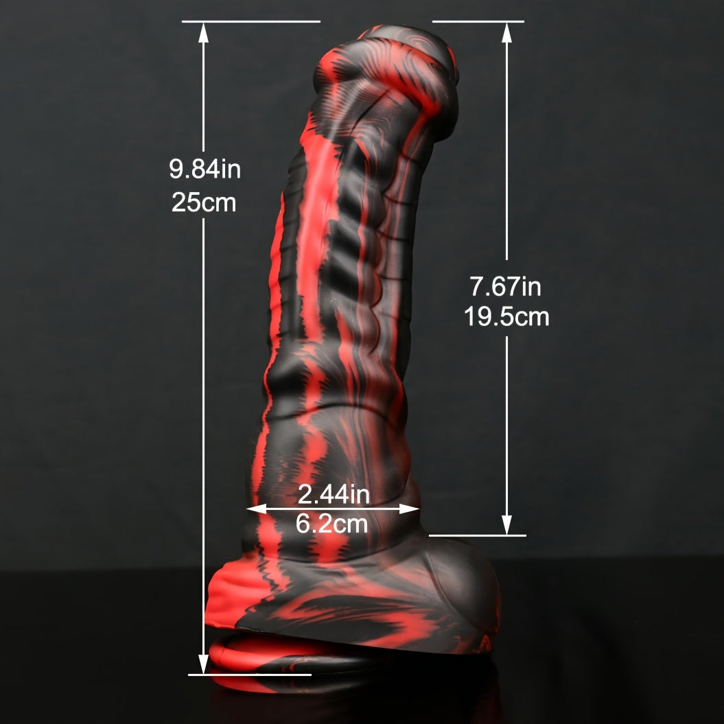Silicone Vaginal Stimulator — Manual Suction Cup Toy