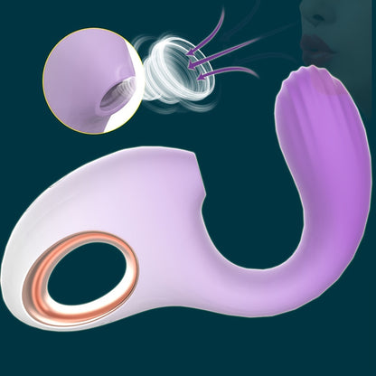 Silicone Clit Suction Vibrator — 10-Speed USB Rechargeable