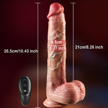 10-Mode Vibrating & Thrusting Rechargeable Silicone Wand