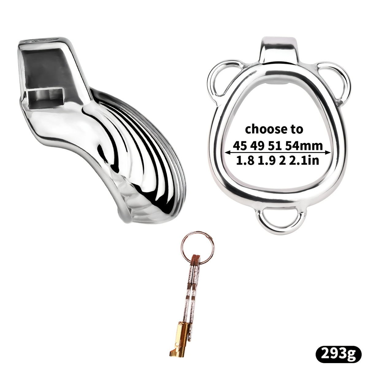 Control & Obedience Metal Chastity