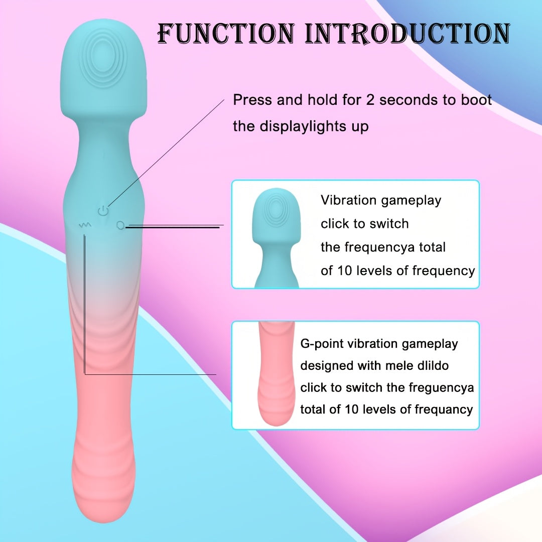 Powerful 2-in-1 Vibration Rod