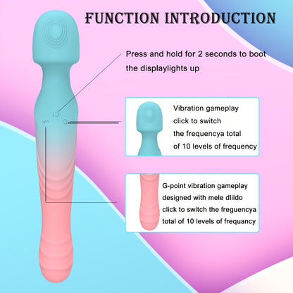 Powerful 2-in-1 Vibration Rod