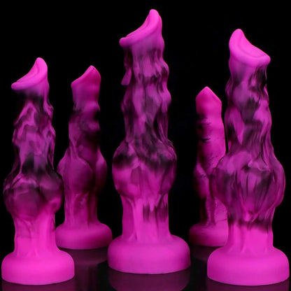 Wolf Dog Monster Fantasy Dildo — Liquid Silicone 4 Sizes