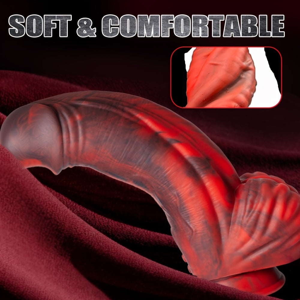 Monster Vibrating Dildo — 27cm Suction Cup 8-Mode