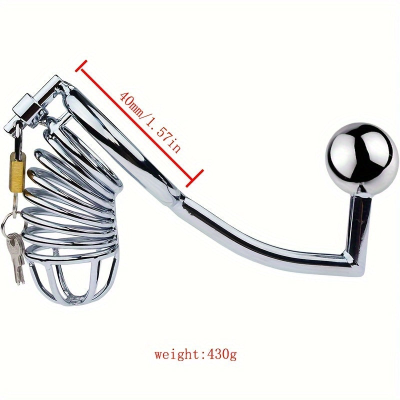 Ball Gag Chromed Style Chastity