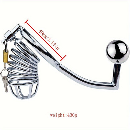 Ball Gag Chromed Style Chastity