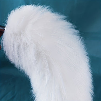 3pcs Detachable Fox Tail Metal Anal Plug, Three Types Plug Butt Plug, Cosplay Sex Games, Sex Toys For Men And Women