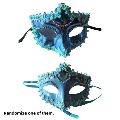 Rhinestone Venetian Princess Mask